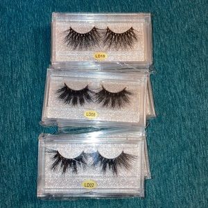 6- pack 3D Mink eyelashes